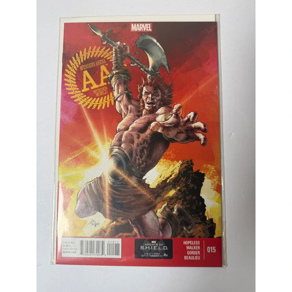 Avengers Arena 15‎ Marvel 2013 Murder World Mike Deodato Cover Cullen Bloodstone